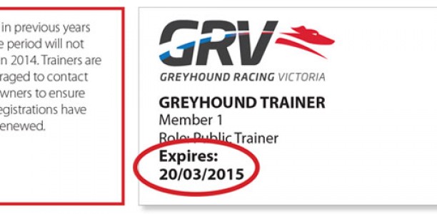 Important Message to Owners & Trainers