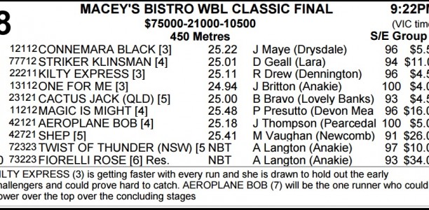WARRNAMBOOL CLASSIC: Local Kilty Express aims for Group 2