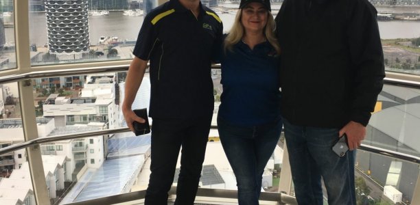 NEIL’S WHEEL: Going around and around for the children