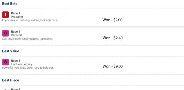 LUCK’S A ‘FORTUNA’